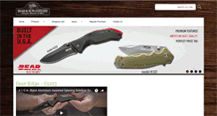 Desktop Screenshot of bearandsoncutlery.com